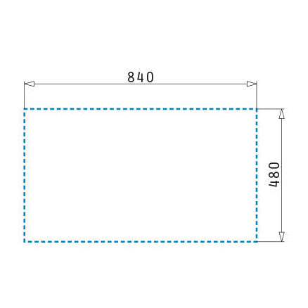 Pyramis Athena 1.0 Bowl Stainless Steel Inset Kitchen Sink & Drainer Reversible 860mm x 500mm Silver 989100181801 LD1