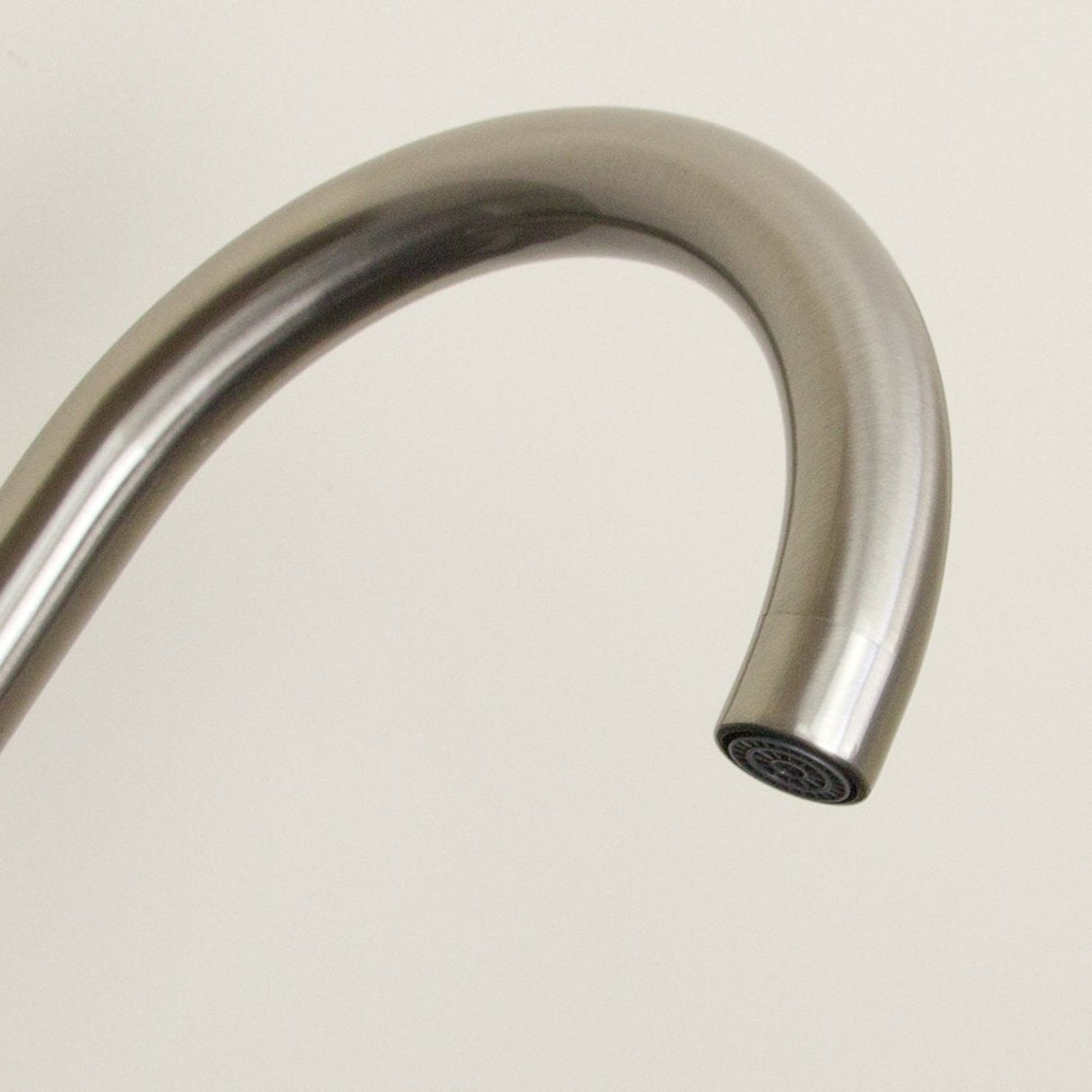 Astini Saturn Twin Handle Swivel Spout Kitchen Sink Mixer Tap with Brushed Steel and Chrome Finish