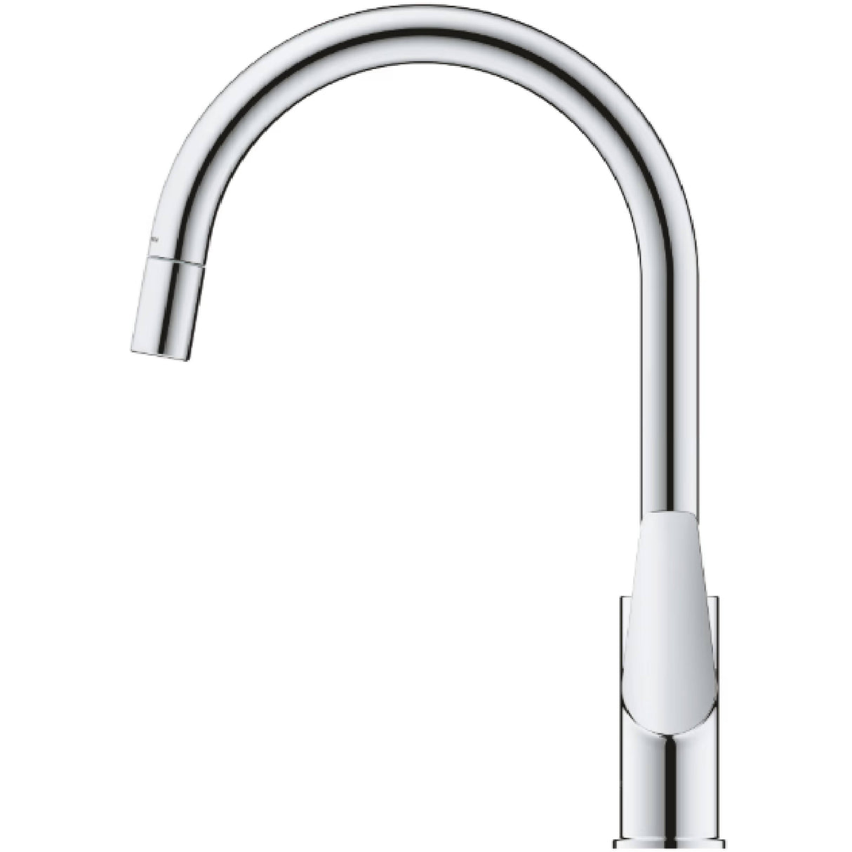 Grohe 30538000 BauEdge Pull-Out Single Lever Kitchen Mixer Tap Chrome 30538000_2