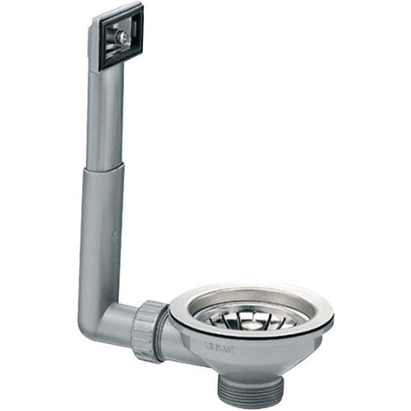 Pyramis Kitchen Sink Waste & Overflow (Waste B) Silver 990521097301