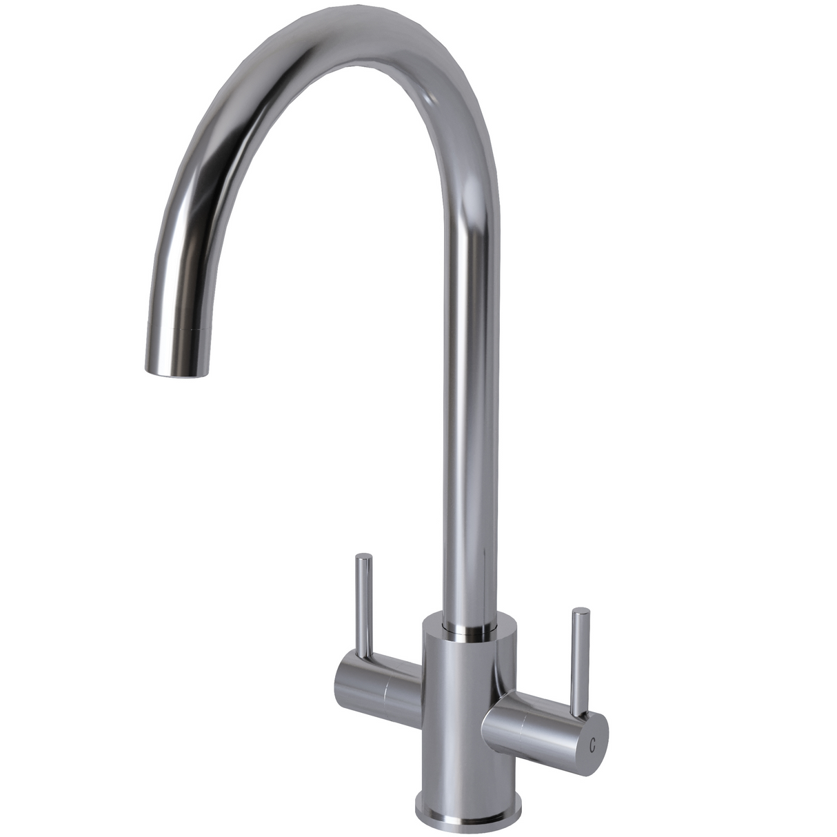 Ellsi Adria Twin Lever Kitchen Mixer Tap CHROME ADR-01-CH