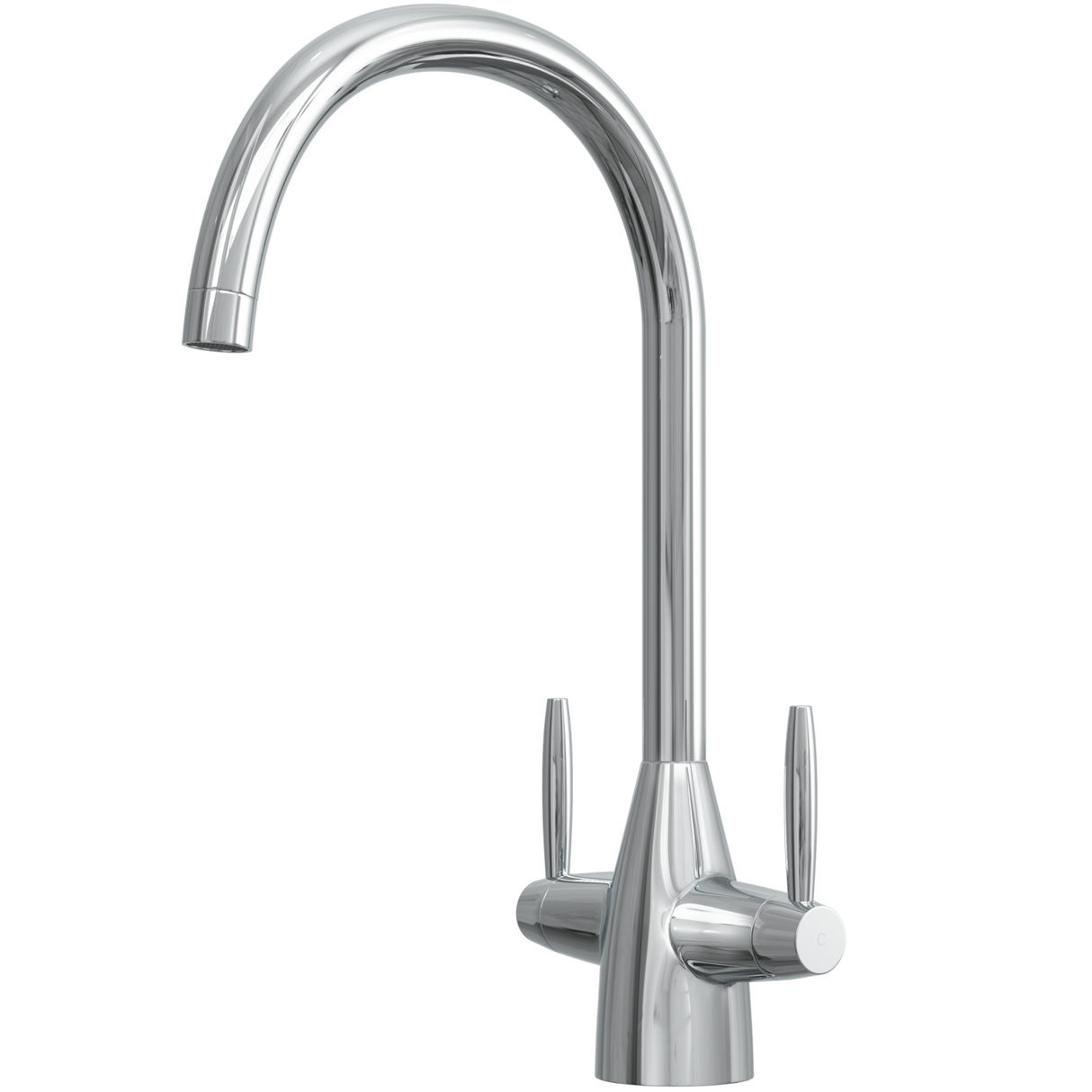Ellsi Astrid Twin Lever Kitchen Mixer Tap CHROME AST-01-CH