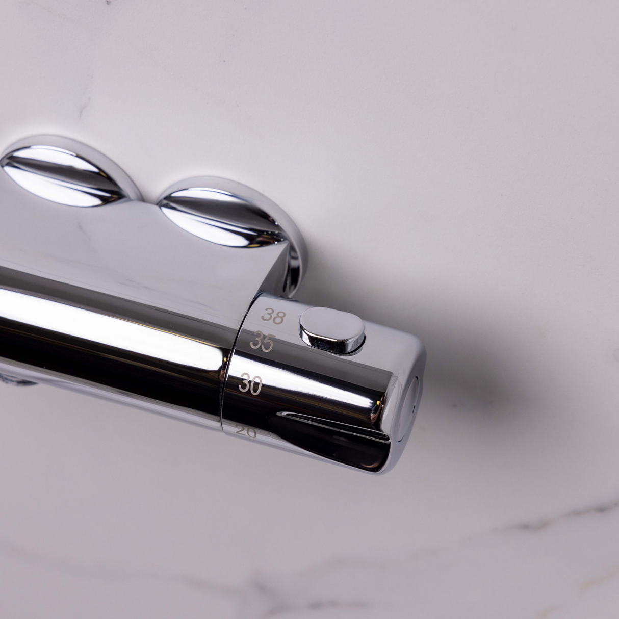 Ellsi Atlas Minimalist Exposed Thermostatic Bar Shower Valve CHROME TBV-01-CH LS2