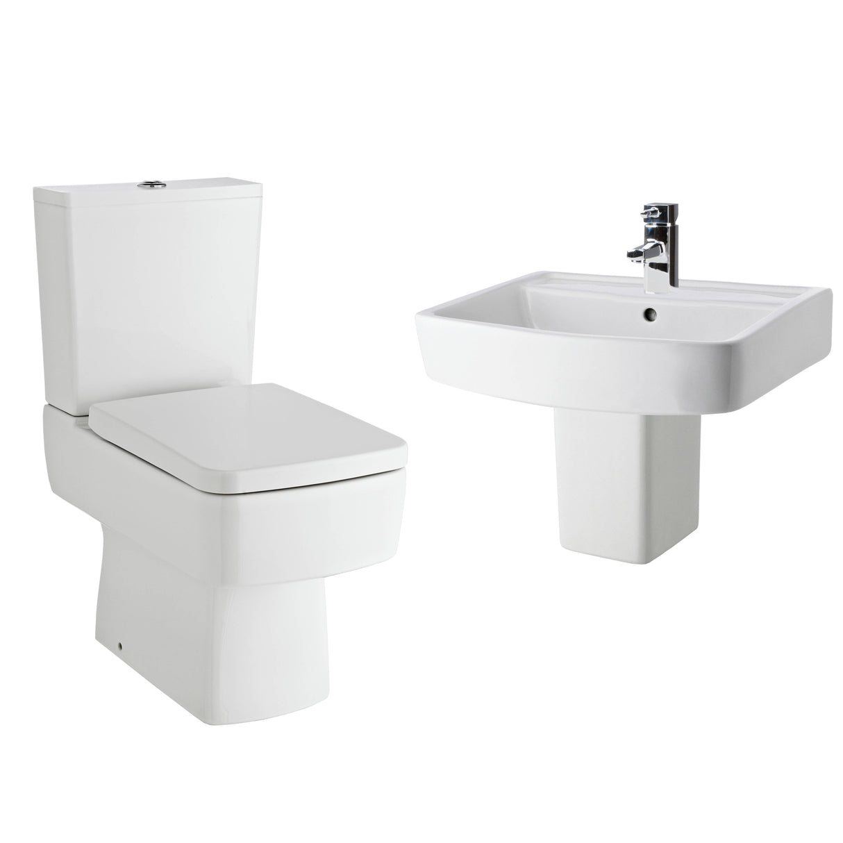 Nuie Bliss Toilet & Wall Hung Basin Suite BMBLSSPK02