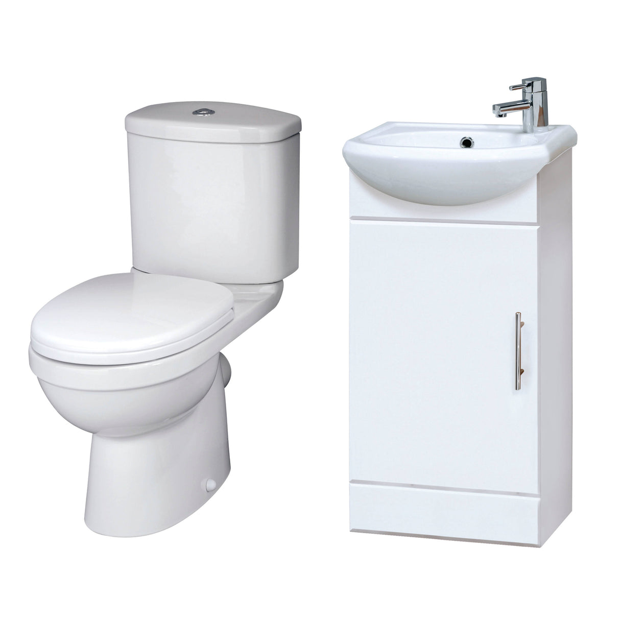 Nuie Ivo Toilet & Basin Suite - 420mm Cabinet BMIVOPK03