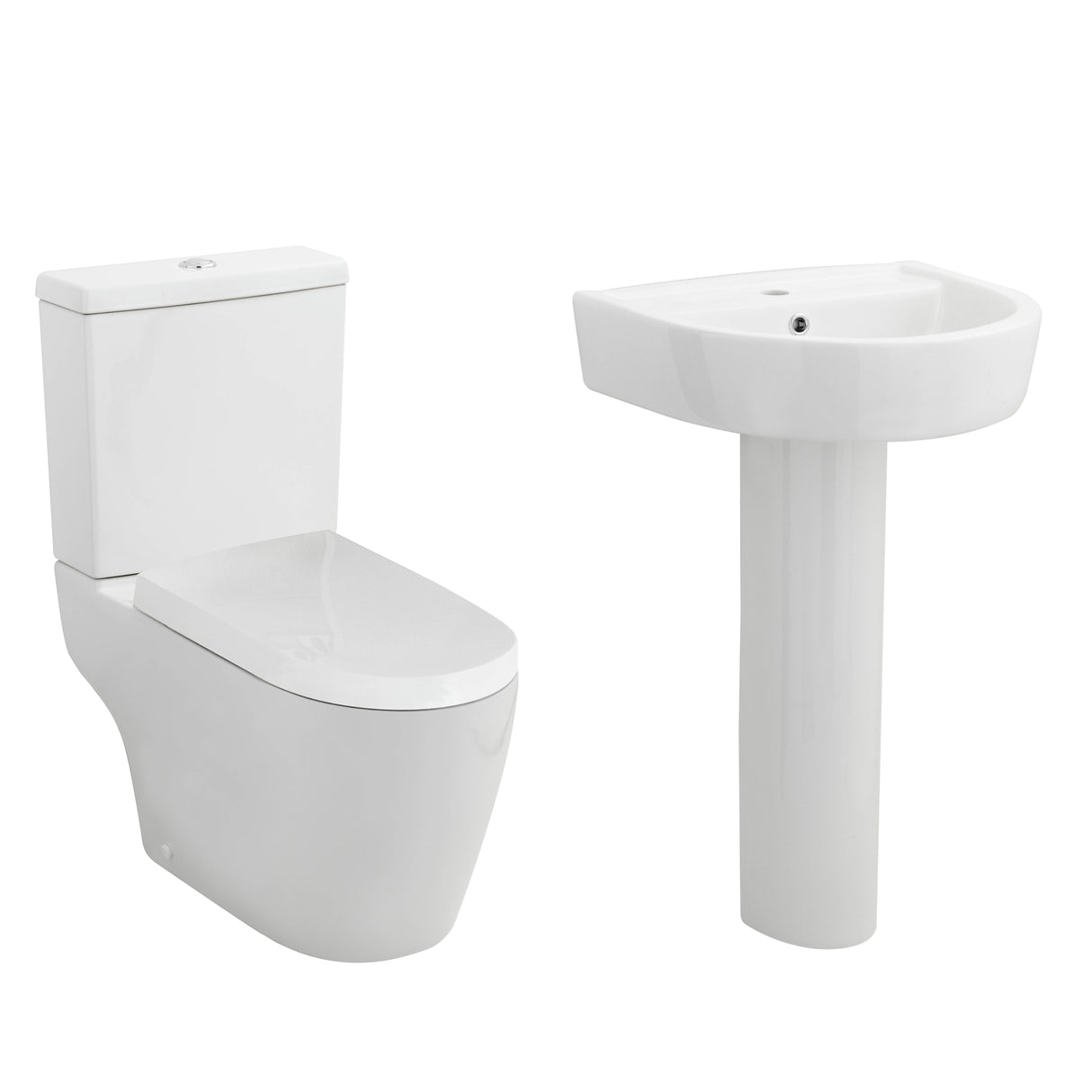 Nuie Provost Toilet & Basin Suite - 420mm Wide BMPROVPK02