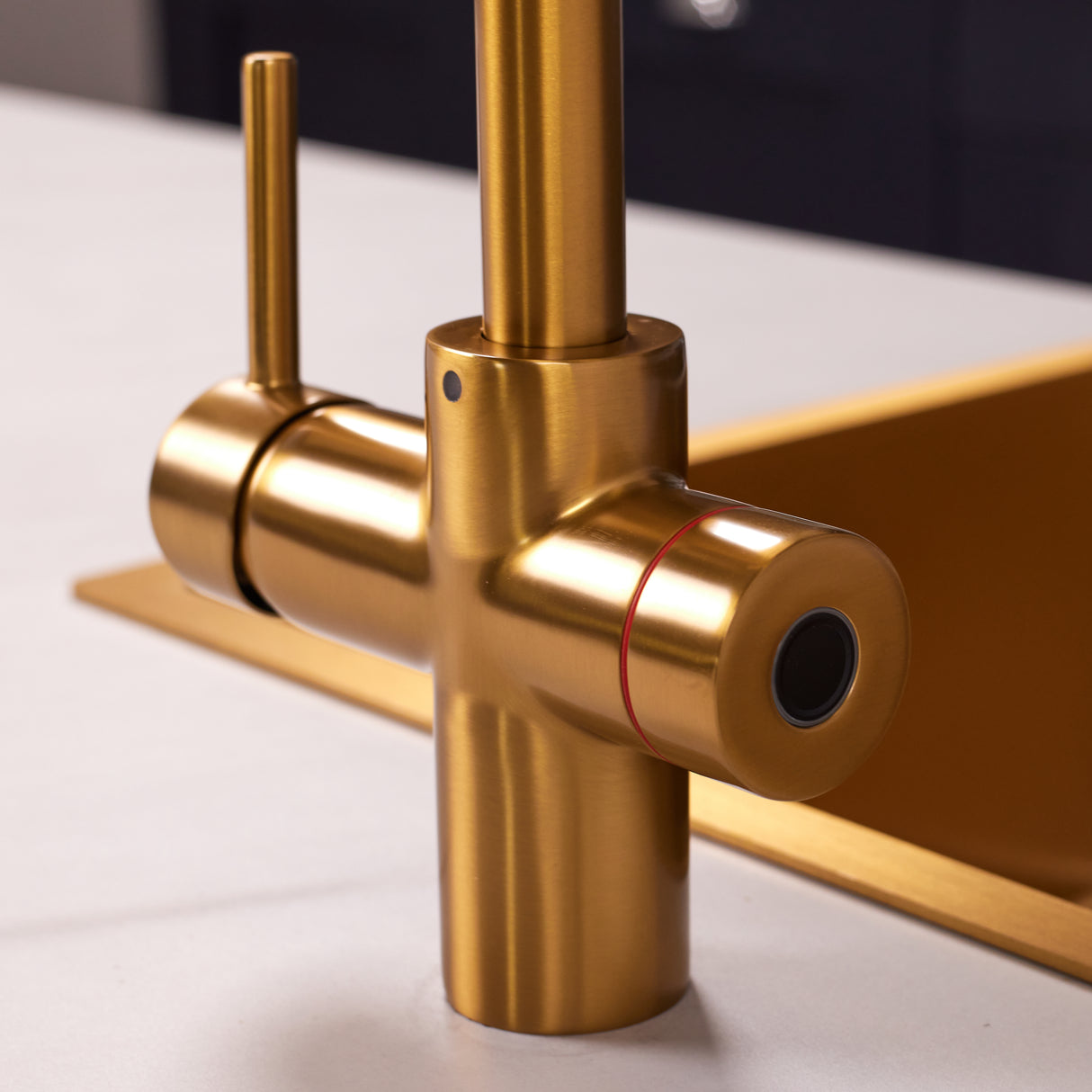 Ellsi Impromta Biometric Instant Boiling Water Tap With Boiler & Filter BRUSHED GOLD LS26