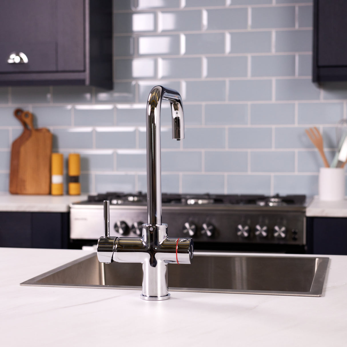 Ellsi Impromta Biometric Instant Boiling Water Tap With Boiler & Filter CHROME LS4