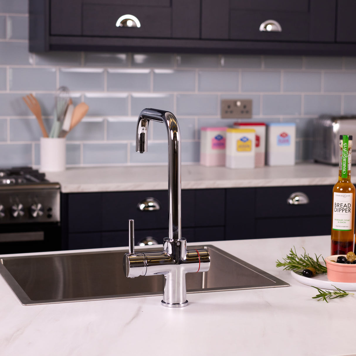 Ellsi Impromta Biometric Instant Boiling Water Tap With Boiler & Filter CHROME LS5