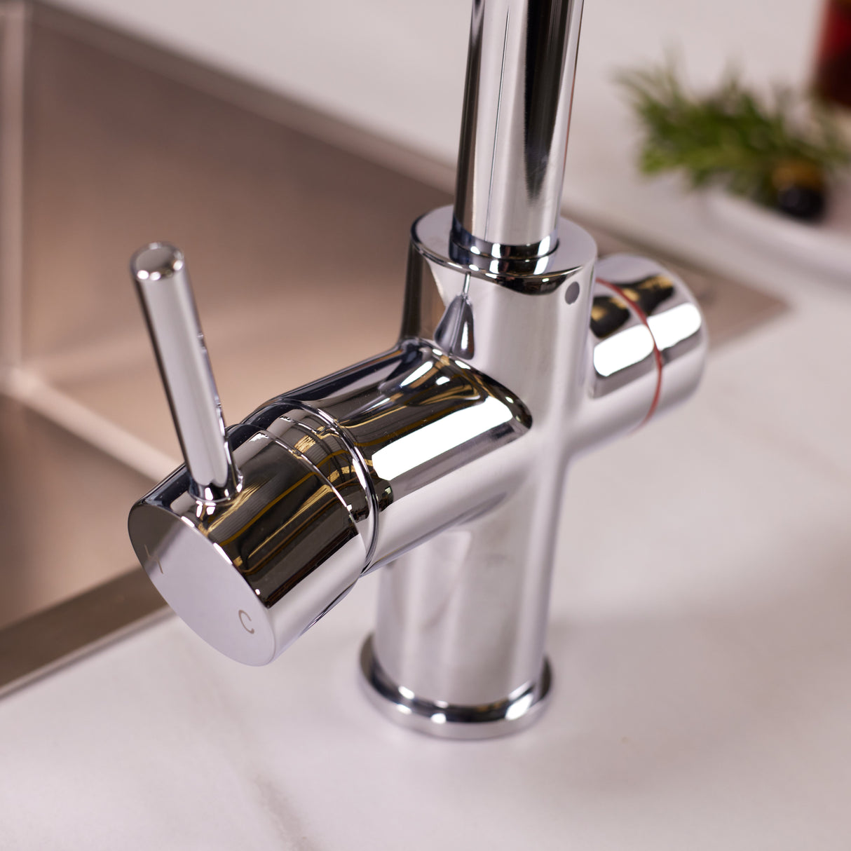 Ellsi Impromta Biometric Instant Boiling Water Tap With Boiler & Filter CHROME LS6