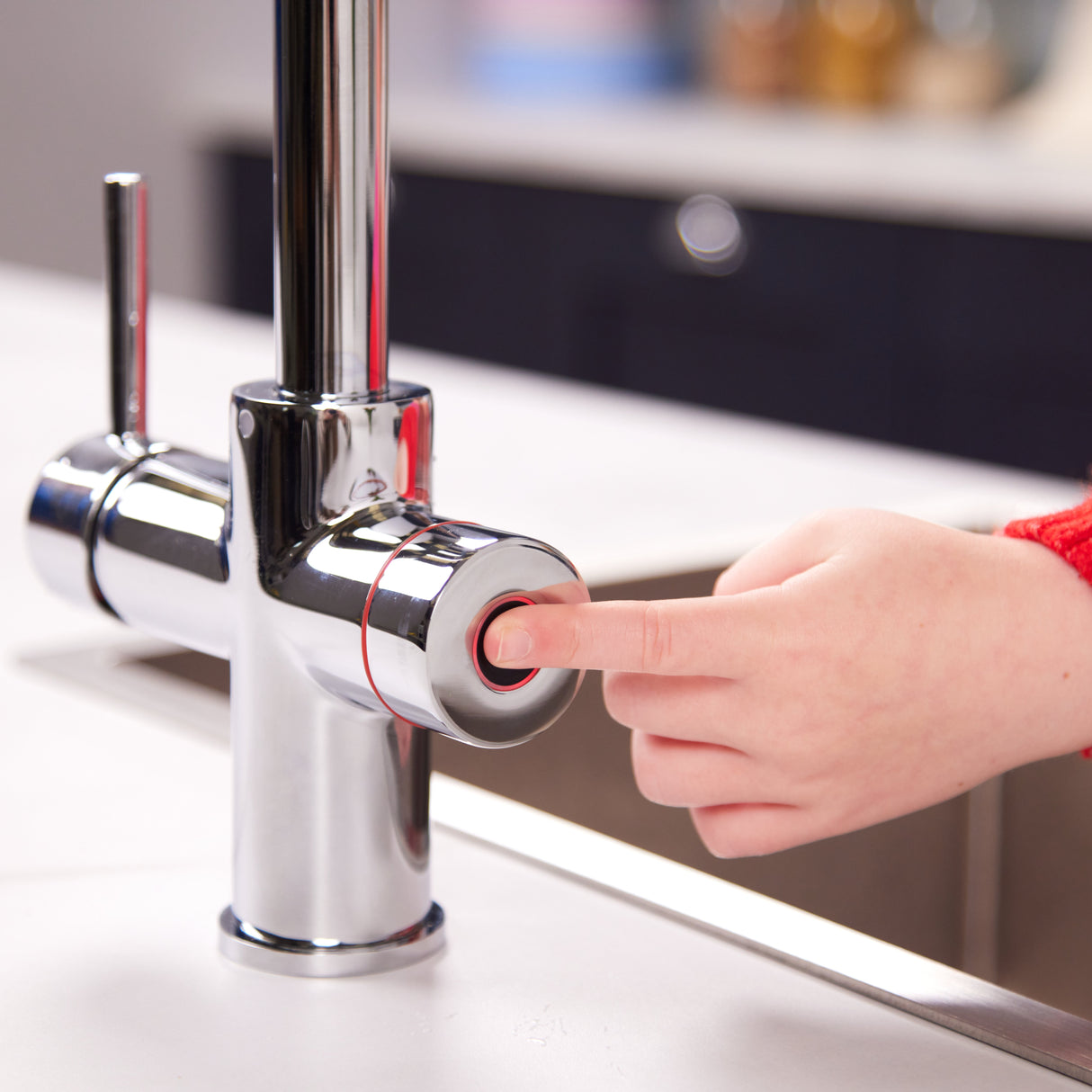 Ellsi Impromta Biometric Instant Boiling Water Tap With Boiler & Filter CHROME LS23