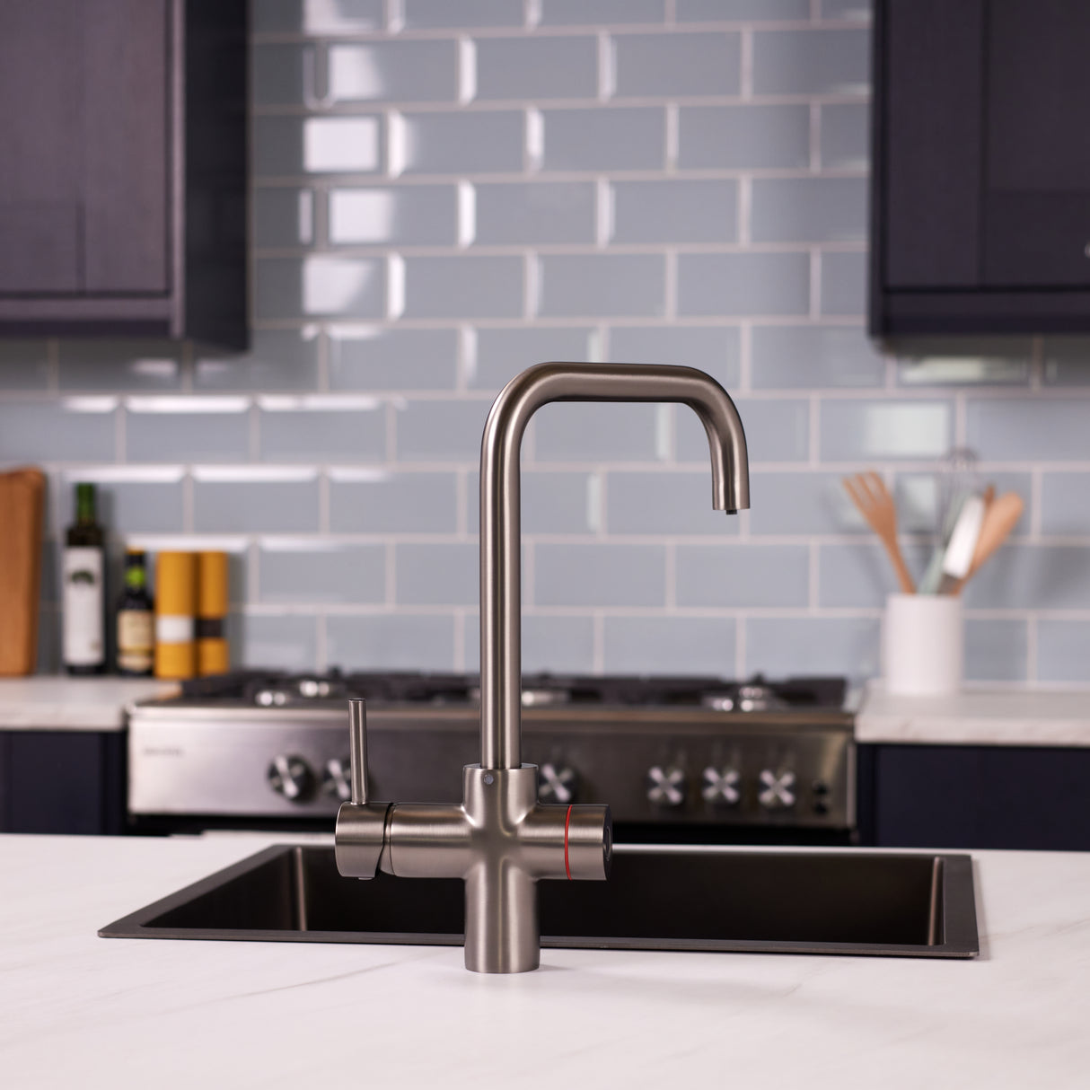 Ellsi Impromta Biometric Instant Boiling Water Tap With Boiler & Filter GUN METAL LS6