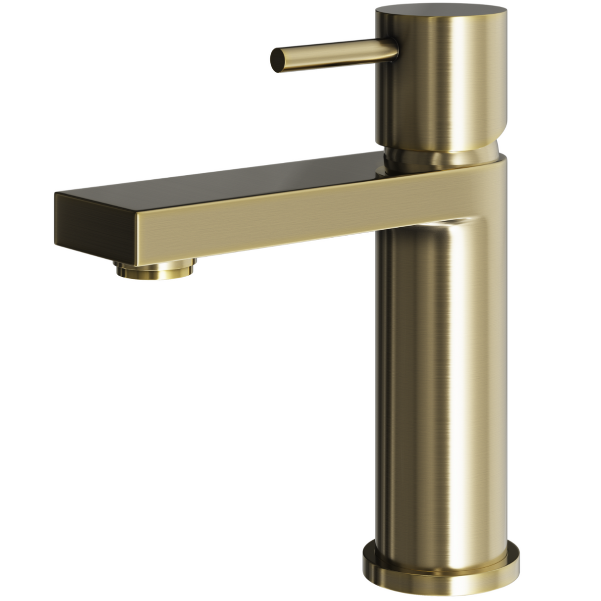 Ellsi Blake Mono Basin Mixer Tap BRUSHED BRASS BLA-01-BB