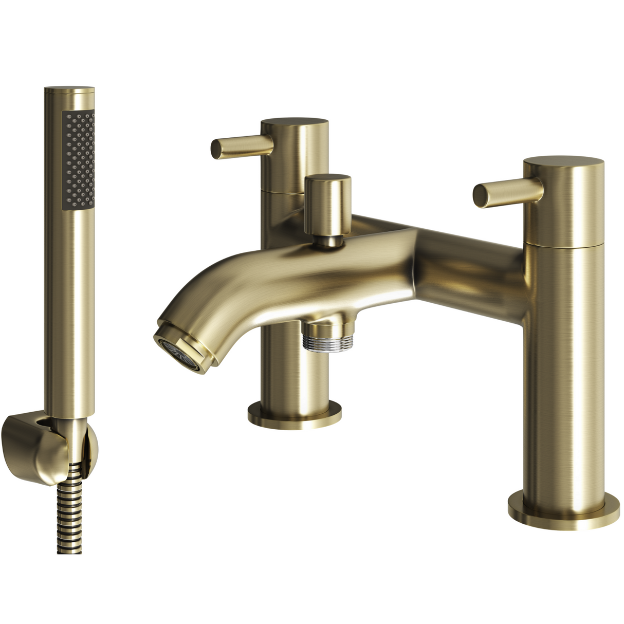 Ellsi Bounce Bath Shower Mixer Tap & Shower Kit BRUSHED BRASS PDT-000358