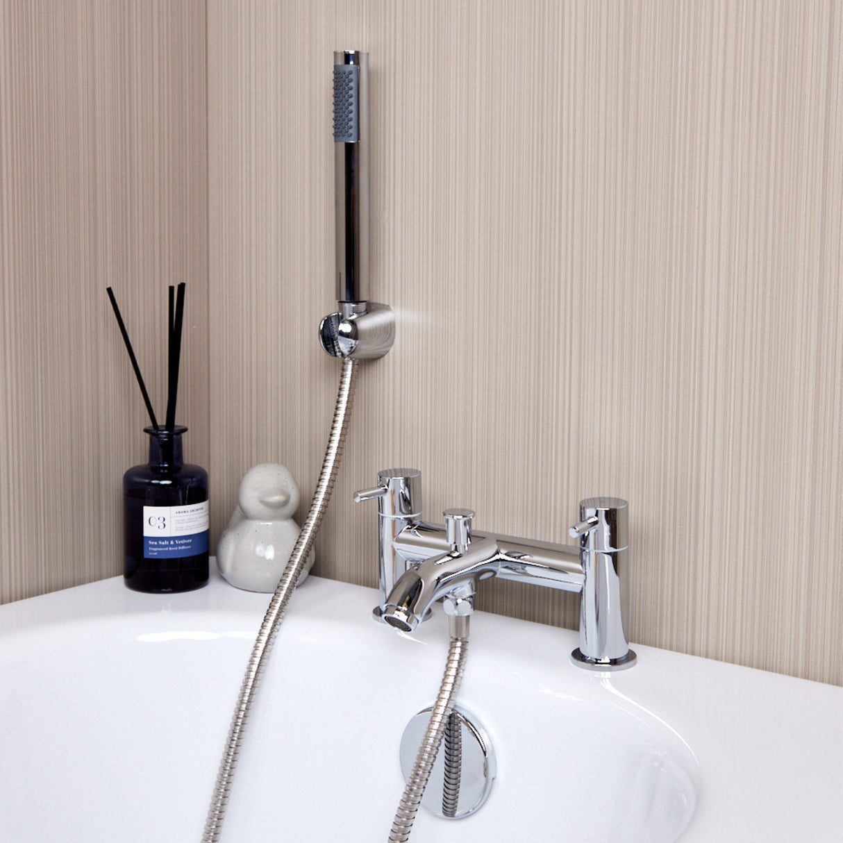 Ellsi Bounce Bath Shower Mixer Tap & Shower Kit CHROME PDT-000693 LS1