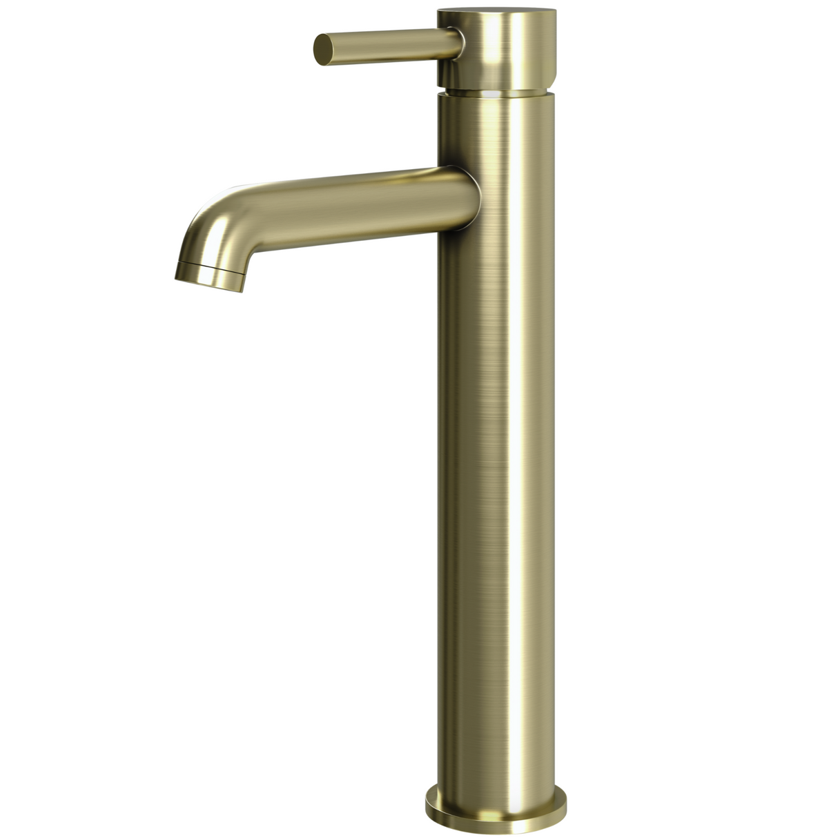 Ellsi Bounce Tall Mono Basin Mixer Tap BRUSHED BRASS PDT-000696