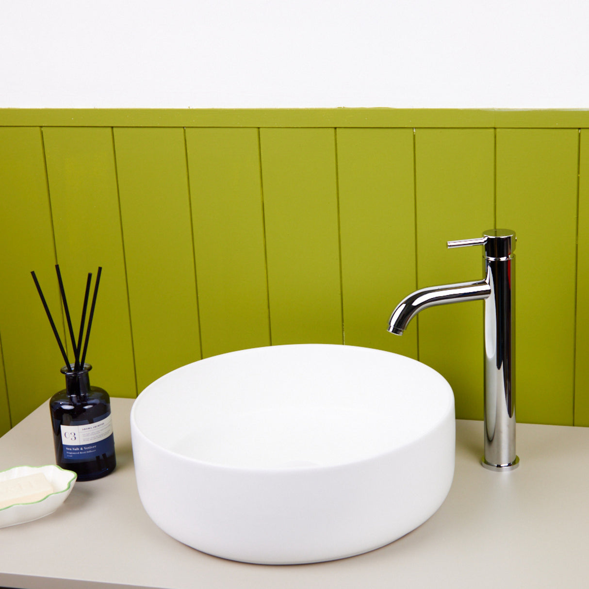 Ellsi Bounce Tall Mono Basin Mixer Tap CHROME PDT-000695 LS2