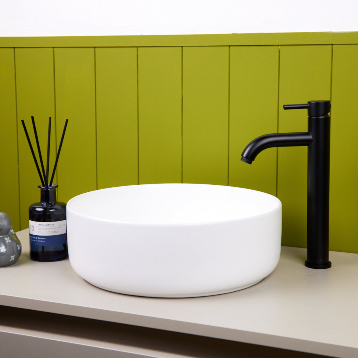 Ellsi Bounce Tall Mono Basin Mixer Tap MATT BLACK PDT-000697 LS2