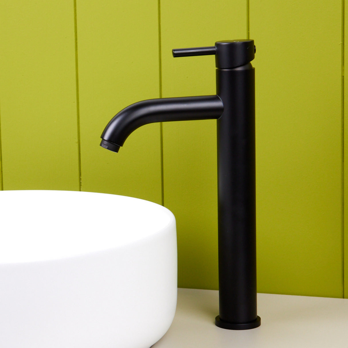 Ellsi Bounce Tall Mono Basin Mixer Tap MATT BLACK PDT-000697 LS1