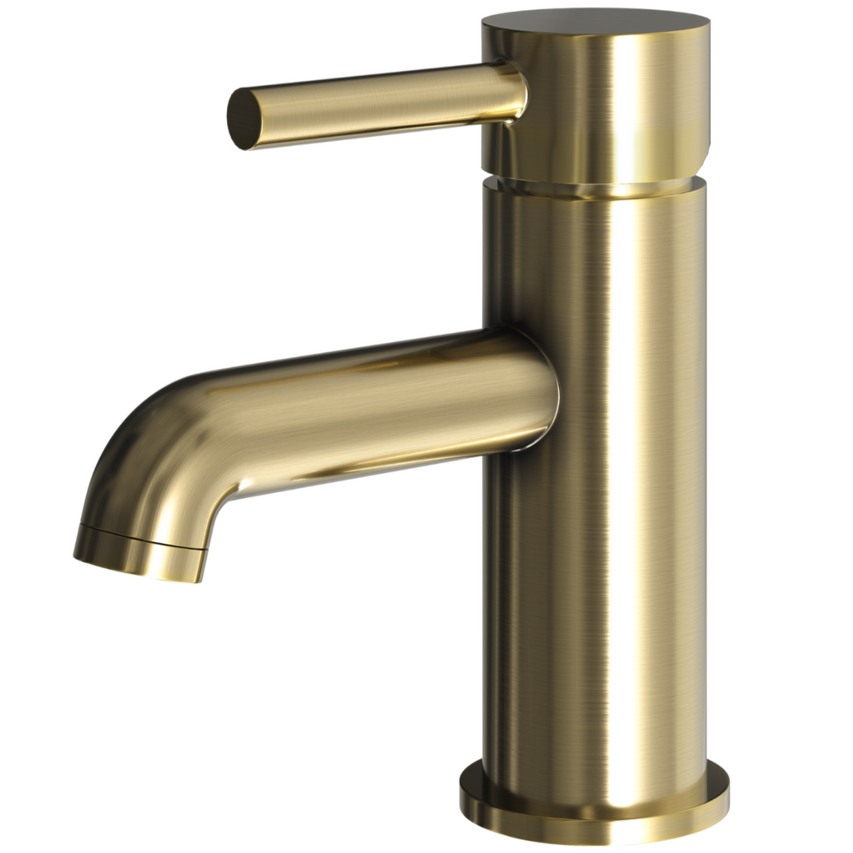 Ellsi Bounce Mono Basin Mixer Tap BRUSHED BRASS PDT-000357_1