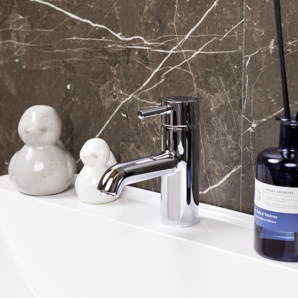 Ellsi Bounce Mono Basin Mixer Tap CHROME PDT-000692 LS1