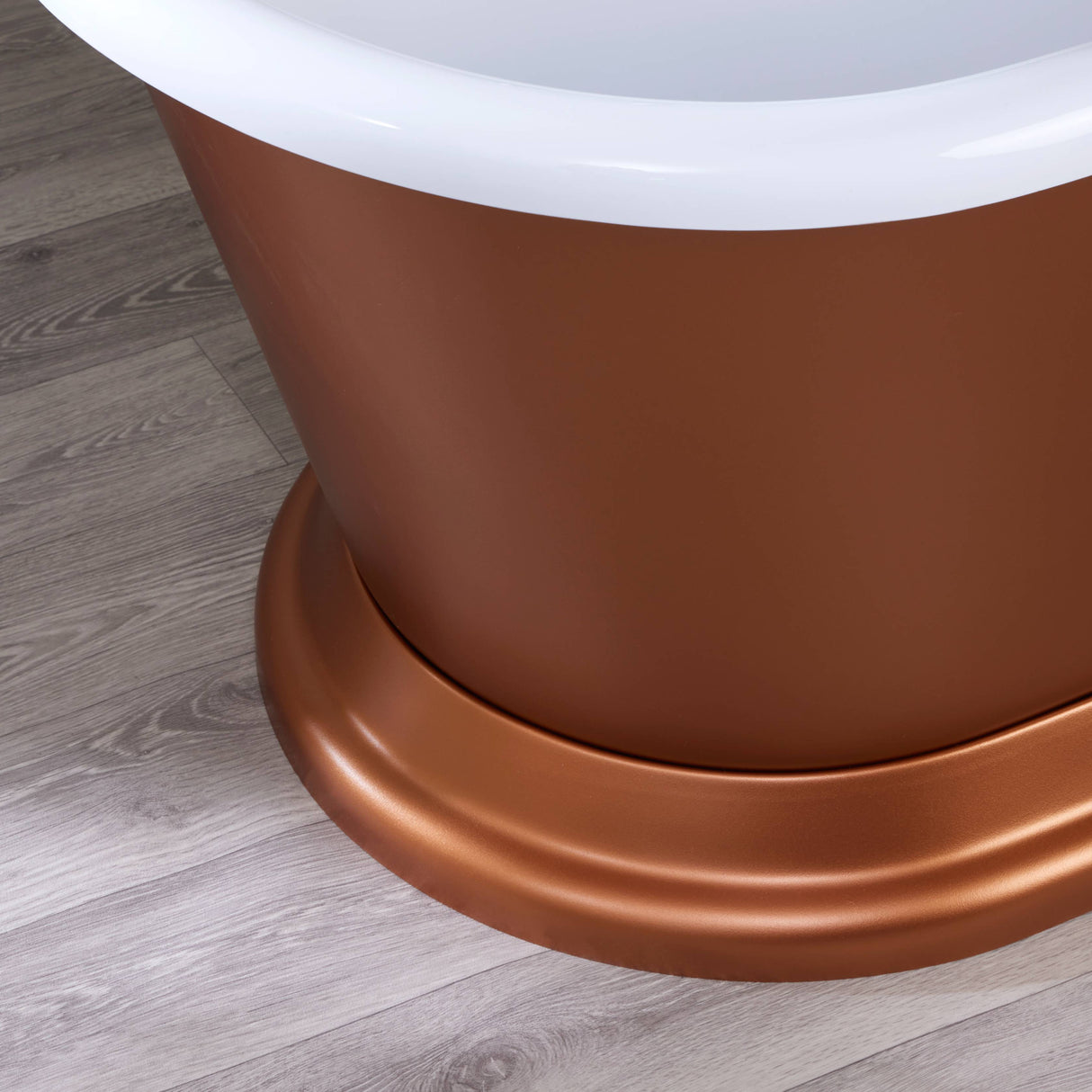 Bathmegastore Audrey Acrylic Freestanding Bath Metallic LS3