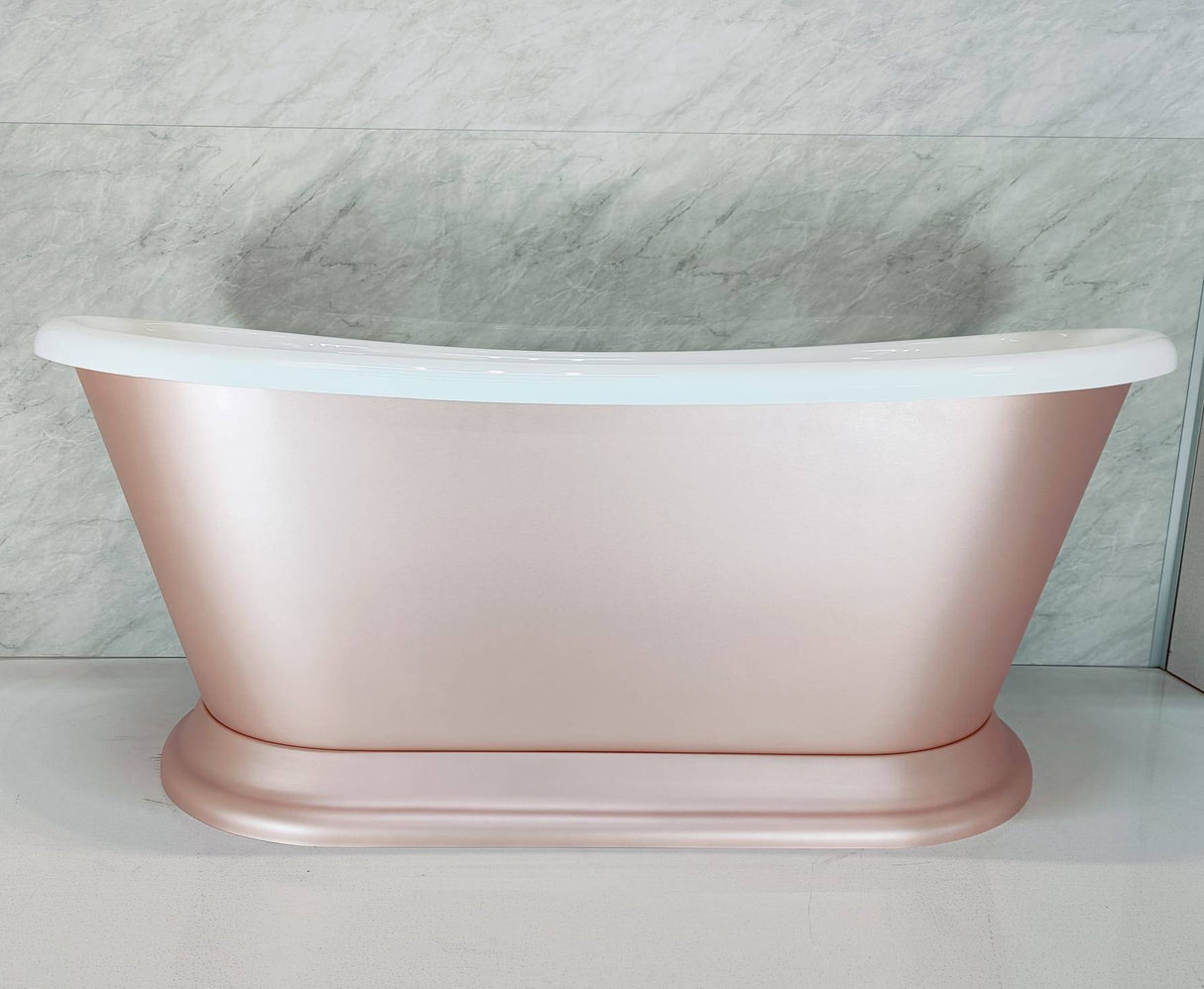 Bathmegastore Audrey Acrylic Freestanding Bath Metallic LS10