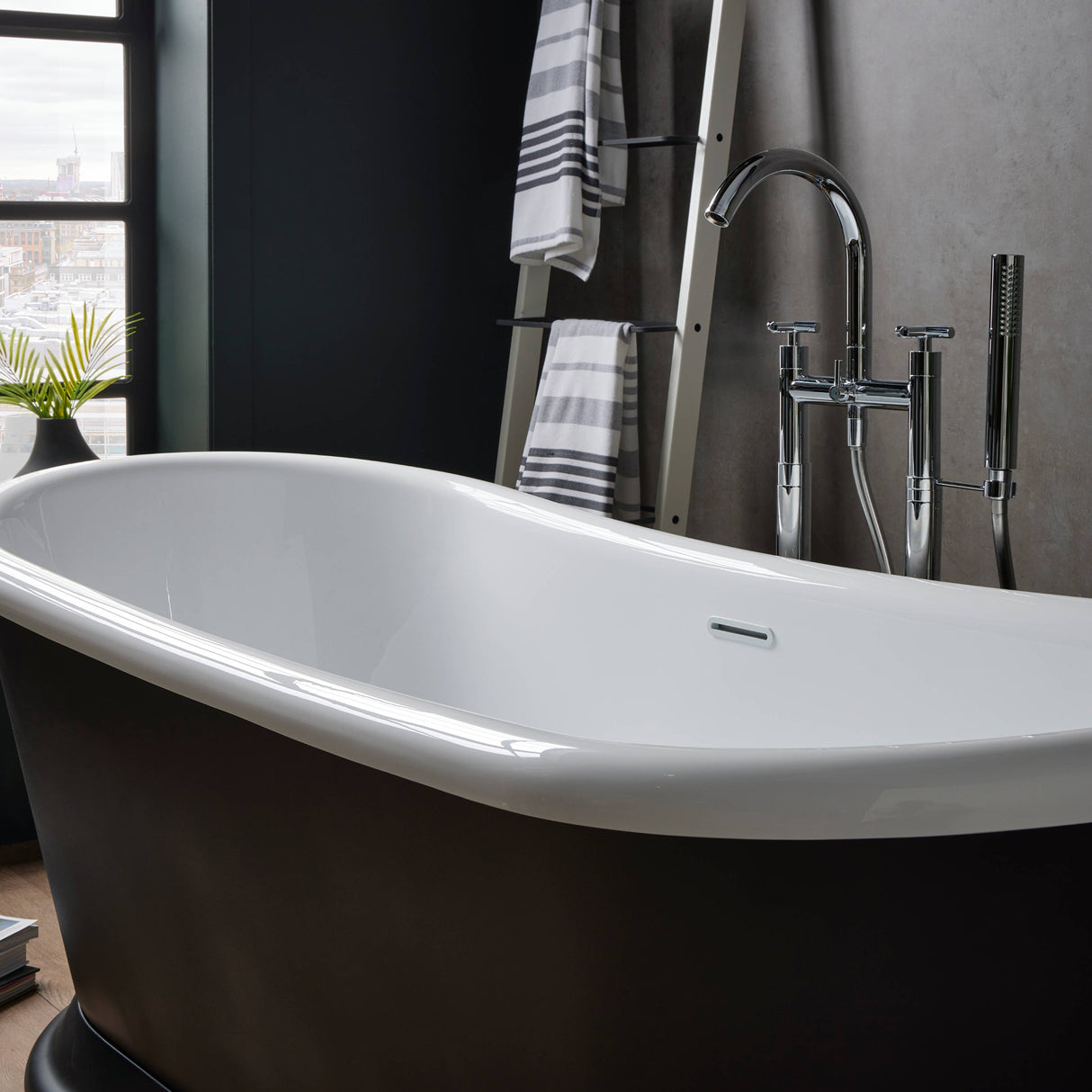 Bathmegastore Audrey Acrylic Freestanding Bath Painted LS4