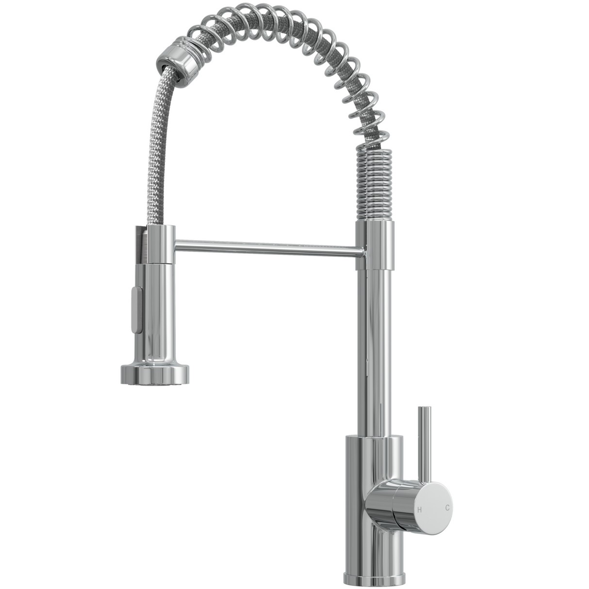 Ellsi Contra Spring Style Pull-Out Single Lever Kitchen Mixer Tap CHROME CON-01-CH_1