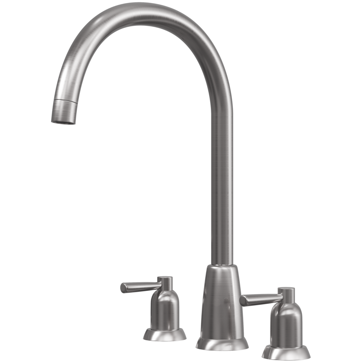 Ellsi Cuthbert 3-Hole Kitchen Mixer Tap With Lever Handles PEWTER CUT-01-PEW