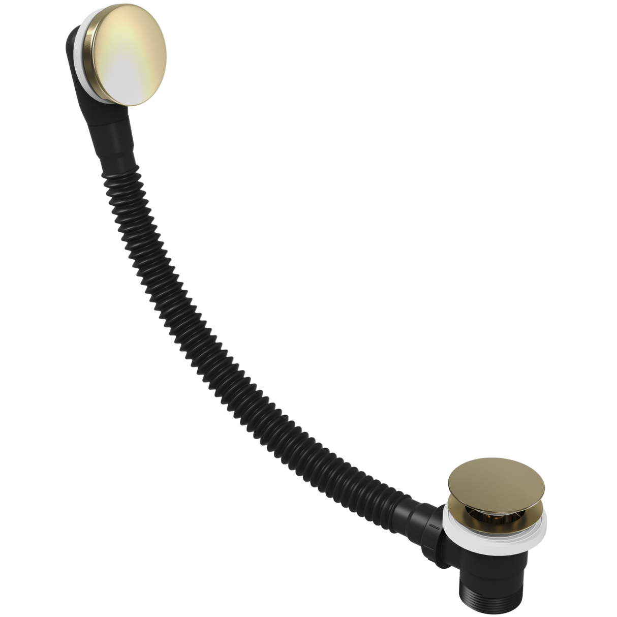 Ellsi Easy Clean Click Clack Bath Waste & Overflow BRUSHED BRASS ECBW001BB