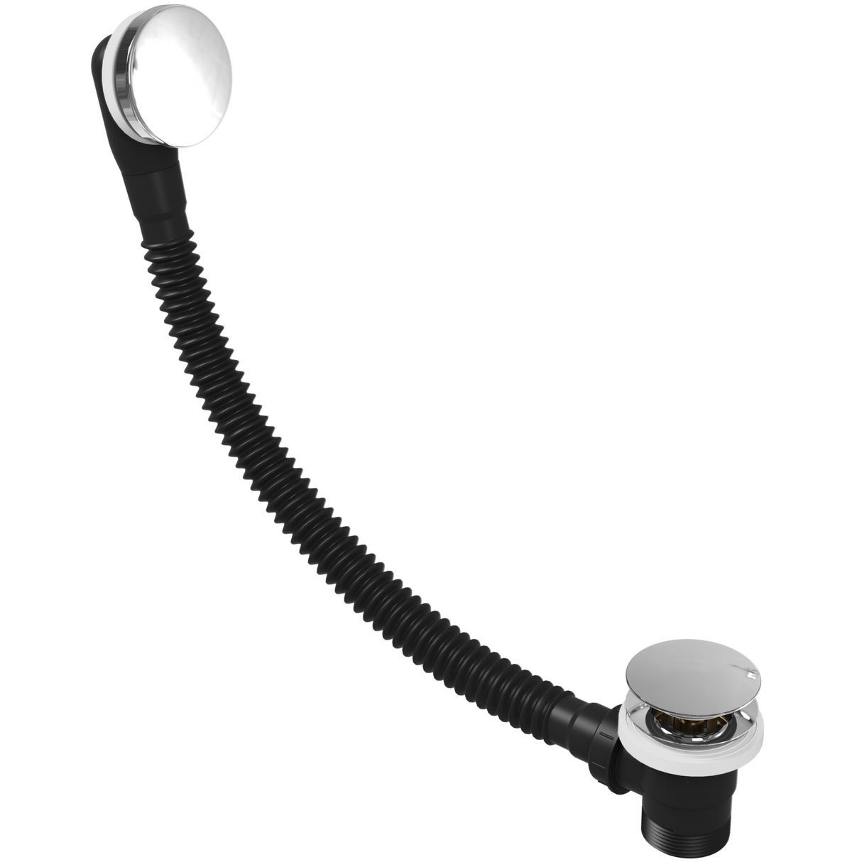 Ellsi Easy Clean Click Clack Bath Waste & Overflow CHROME ECBW001CH