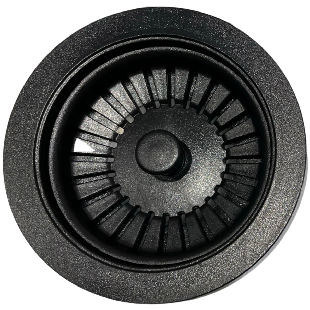 Ellsi Eco Kitchen Sink Waste Strainer PP Matt Black 90mm PP MATT BLACK PDT-000545_2