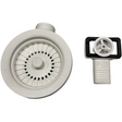 Ellsi Eco Kitchen Sink Waste Strainer & Overflow PP Matt White 90mm PP MATT WHITE PDT-000546_1