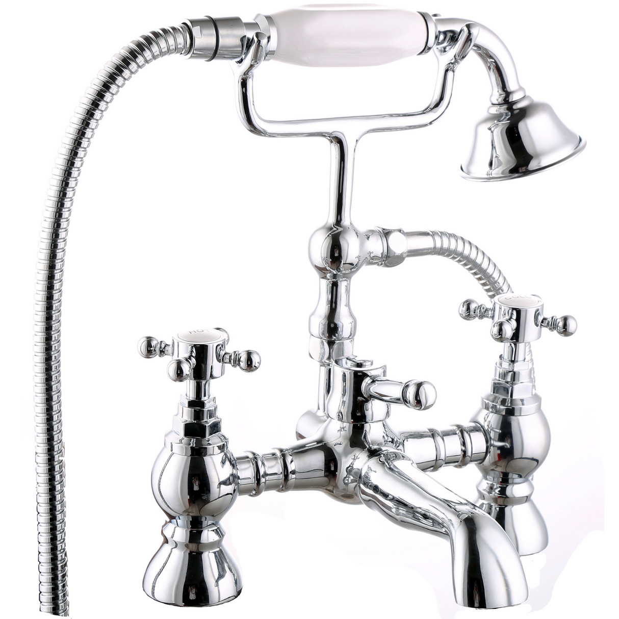 Ellsi Eden Bath Shower Mixer Tap & Shower Kit Chrome EDE-02-CH