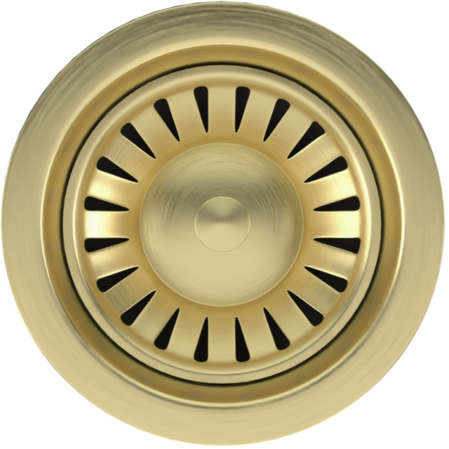 Ellsi Elite Kitchen Sink Waste Strainer Brushed Brass 90mm BRUSHED BRASS PDT-000302