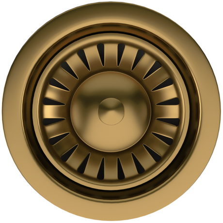 Ellsi Elite Kitchen Sink Waste Strainer Brushed Gold 90mm BRUSHED GOLD PDT-000299