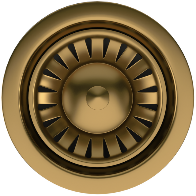 Ellsi Elite Kitchen Sink Waste Strainer Brushed Gold 90mm BRUSHED GOLD PDT-000299