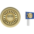 Ellsi Elite Kitchen Sink Waste Strainer & Overflow Brushed Brass 90mm BRUSHED BRASS PDT-000295