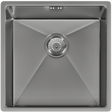 Ellsi Elite 1.0 Bowl Stainless Steel Undermount Kitchen Sink Brushed Steel 440mm x 440mm BRUSHED STEEL PDT-000078_1
