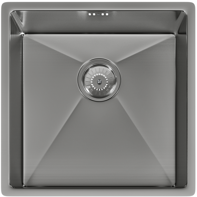 Ellsi Elite 1.0 Bowl Stainless Steel Undermount Kitchen Sink Brushed Steel 440mm x 440mm BRUSHED STEEL PDT-000078_1