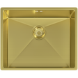 Ellsi Elite 1.0 Bowl Stainless Steel Undermount Kitchen Sink Brushed Brass 540mm x 440mm BRUSHED BRASS PDT-000665_1