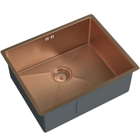 Ellsi Elite 1.0 Bowl Stainless Steel Undermount Kitchen Sink Brushed Copper 540mm x 440mm BRUSHED COPPER PDT-000439_2