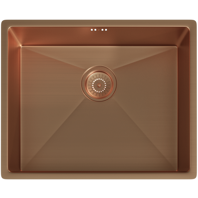 Ellsi Elite 1.0 Bowl Stainless Steel Undermount Kitchen Sink Brushed Copper 540mm x 440mm BRUSHED COPPER PDT-000439_1