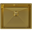 Ellsi Elite 1.0 Bowl Stainless Steel Undermount Kitchen Sink Brushed Gold 540mm x 440mm BRUSHED GOLD PDT-000438_1