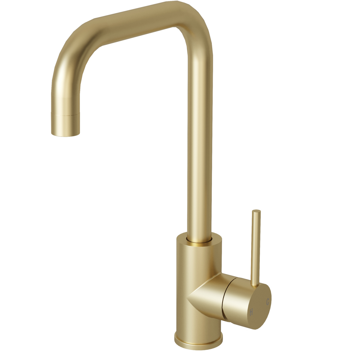 Ellsi Forma Single Lever Kitchen Mixer Tap BRUSHED BRASS FOR-01-BB