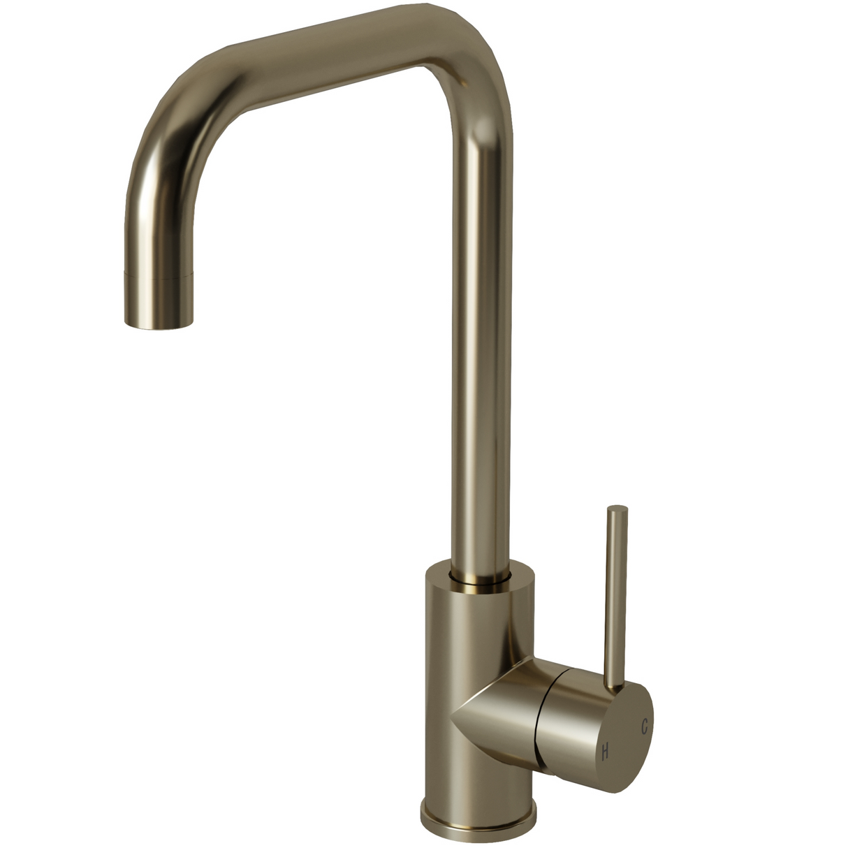 Ellsi Forma Single Lever Kitchen Mixer Tap BRUSHED STEEL FOR-01-BS