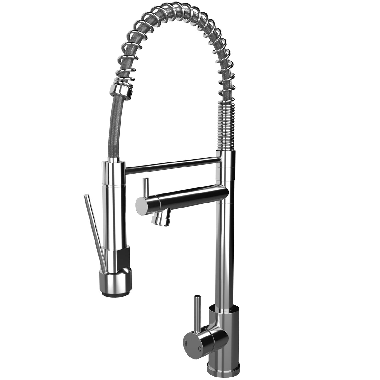 Ellsi Grande Spring Style Pull-Out Single Lever Kitchen Mixer Tap CHROME GRA-01-CH
