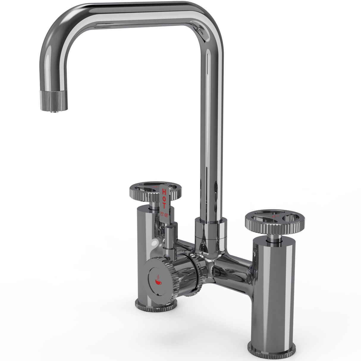 Ellsi Firm Bridge 3in1 Instant Boiling Water Tap With Boiler & Filter CHROME HWT-KIT-11-CH