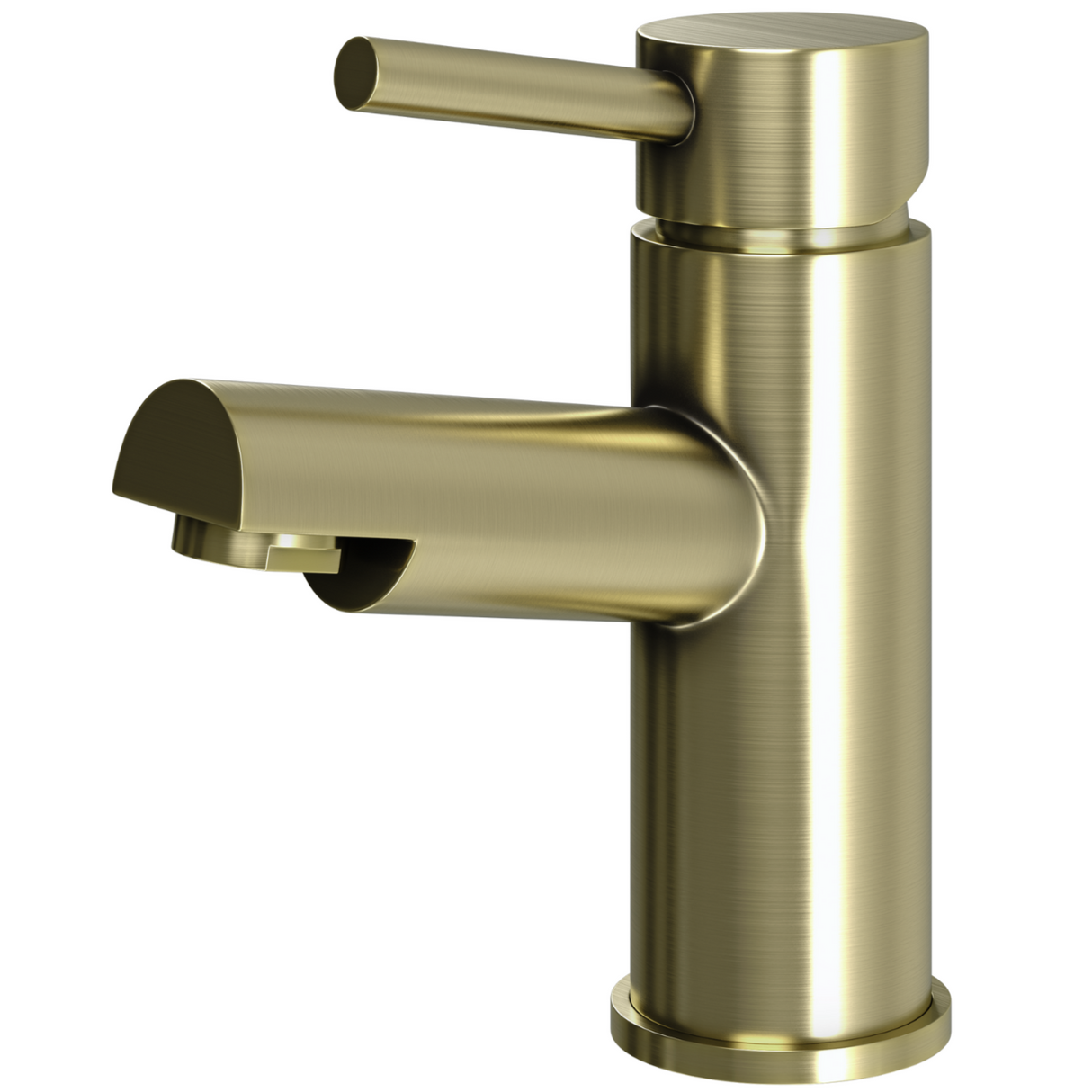 Ellsi Juke Mono Basin Mixer Tap BRUSHED BRASS JUK-01-BB